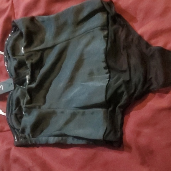 NWT LULU'S SATIN BUSTIER STRAPLESS THONG BODYSUIT W/FULL ZIP SNAP CROTCH STYLE - Picture 12 of 16